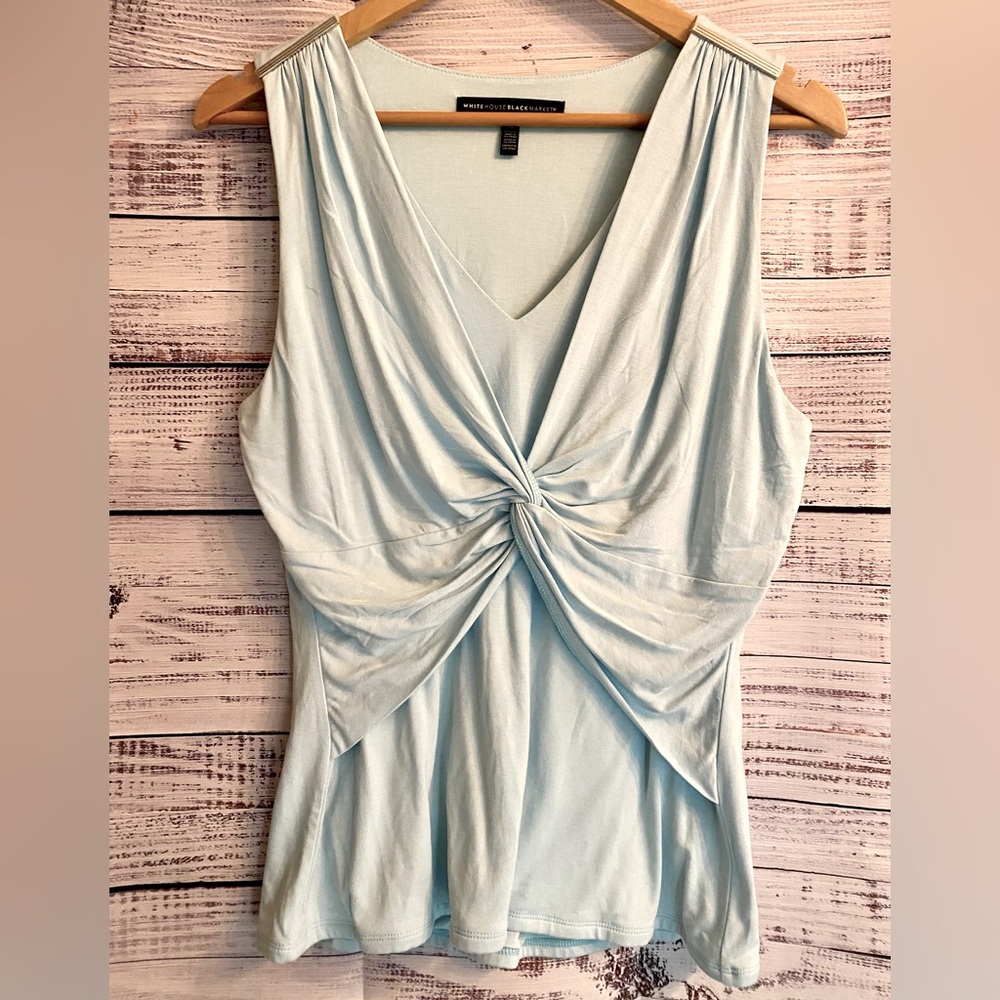 White House Black Market tank w/silver embellishments (Med)
